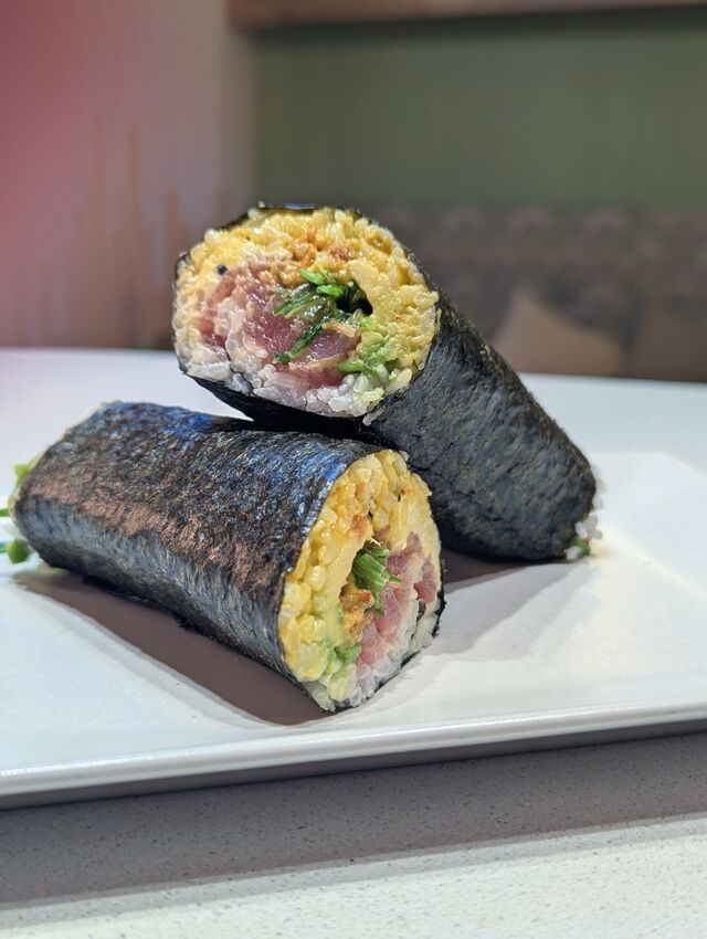 Sushirrito de atún