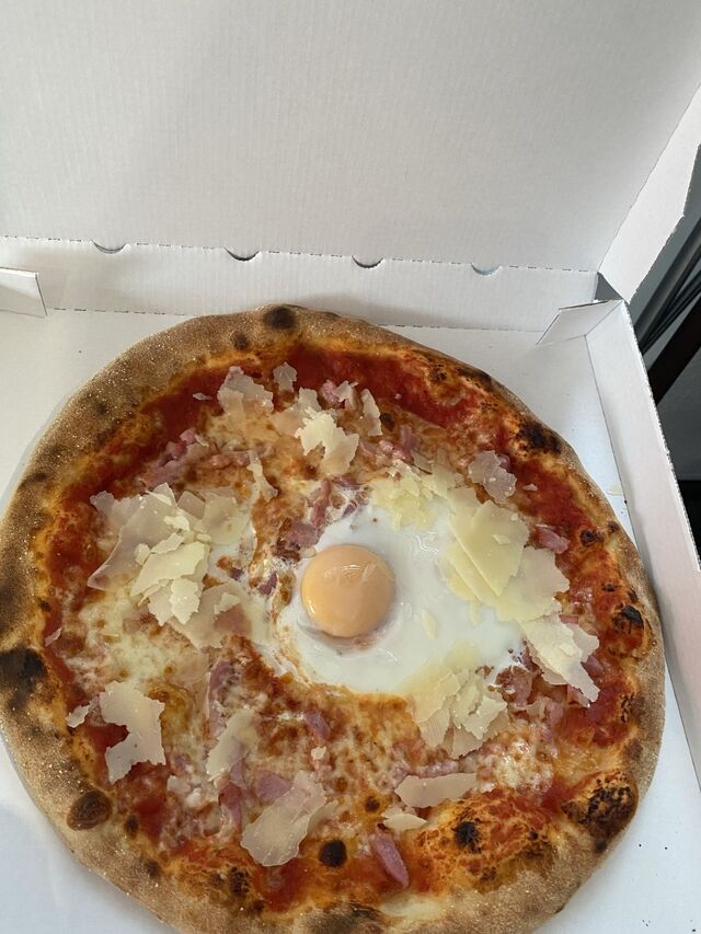 Romana....une pizza façon Carbonara...