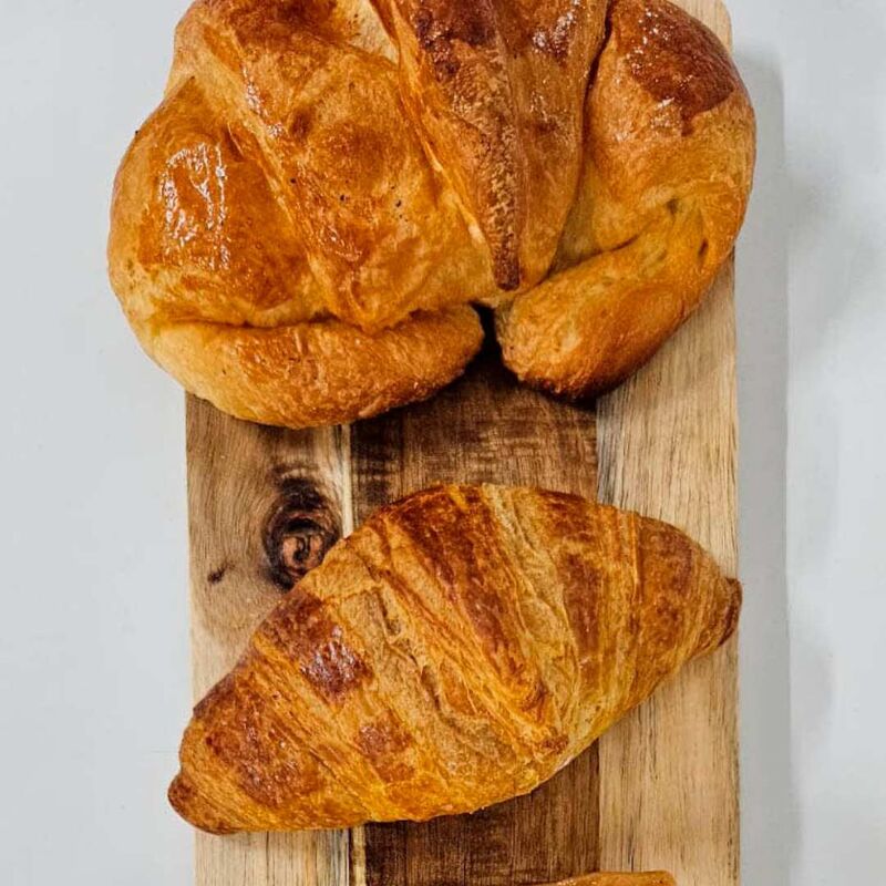 Croissants artesanos. Estilo parisino
