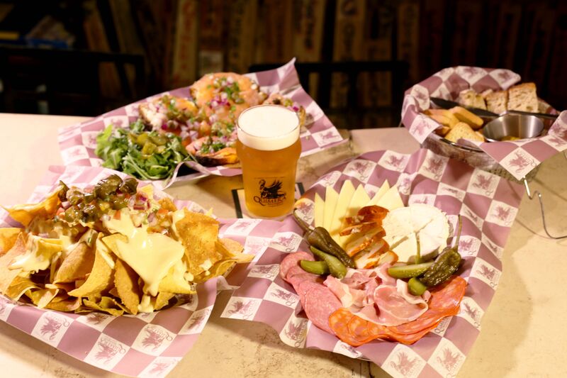 Menu food and drinks. 