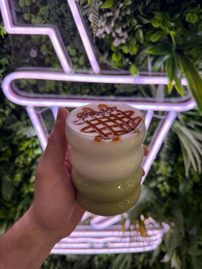 Matcha Latte nappage caramel 