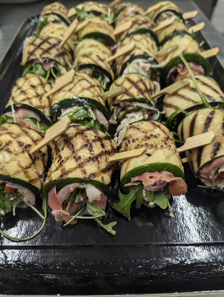 Involtini : jambon de parme, roquettes