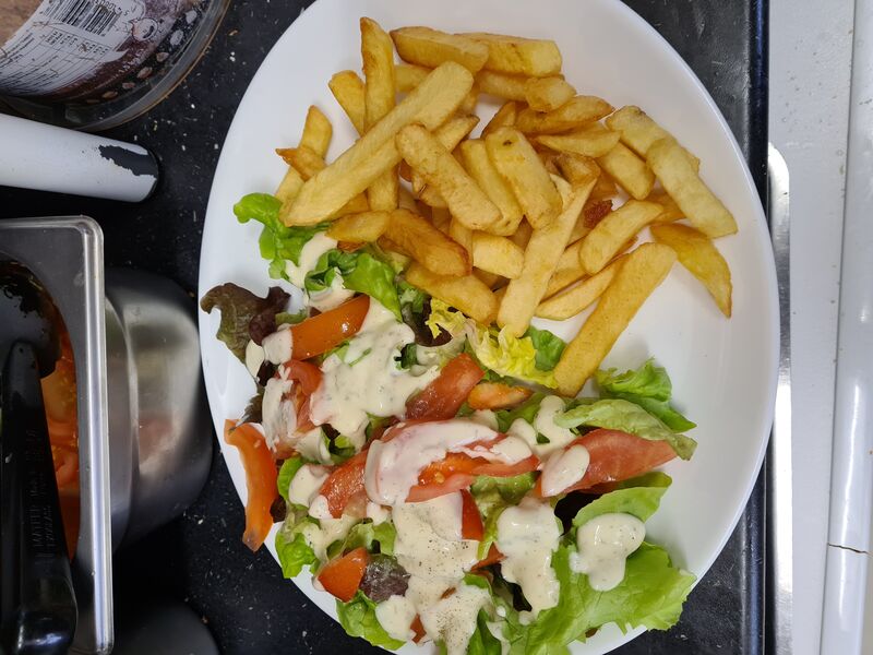 Assiette Frite + Crudités