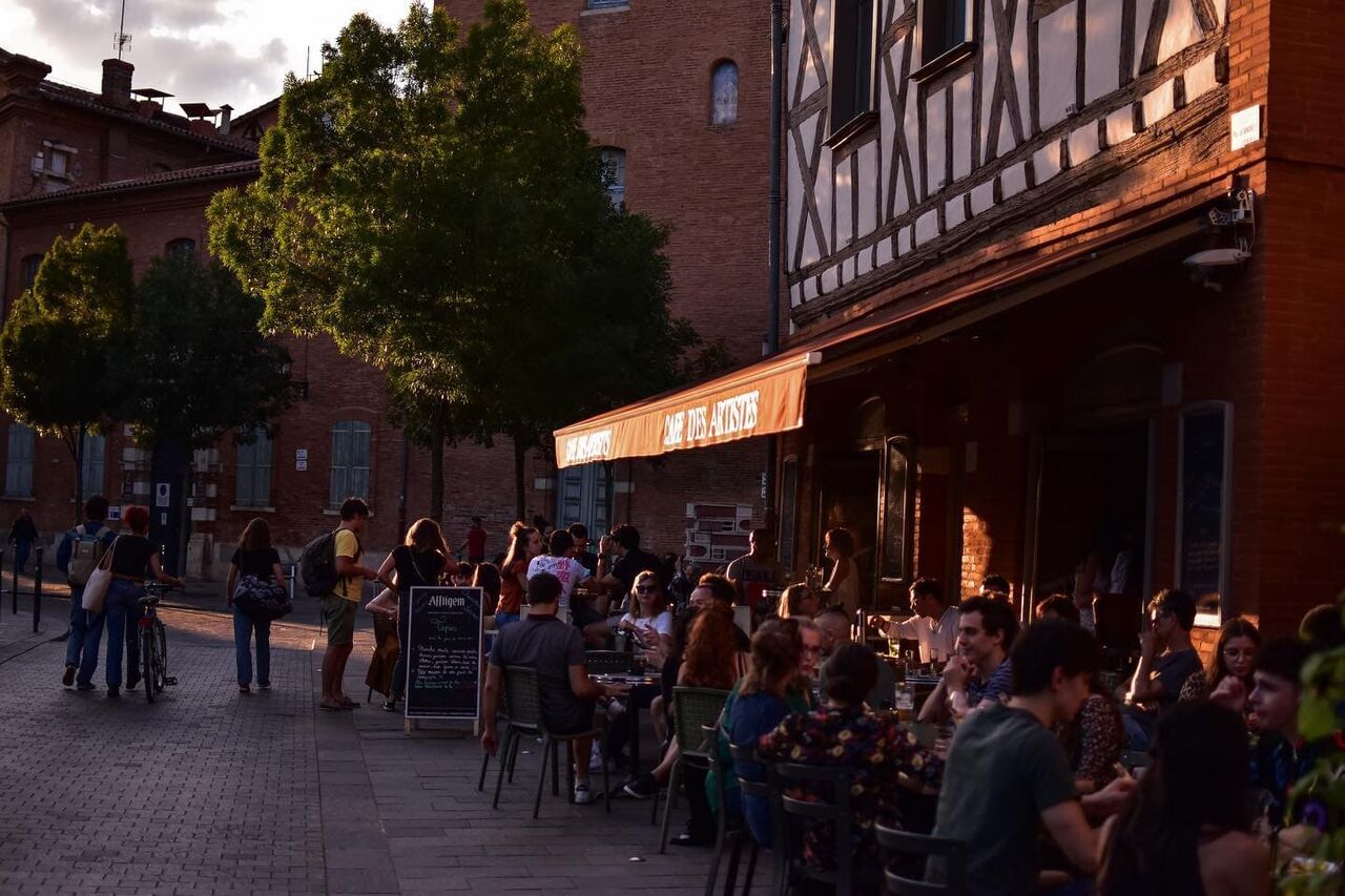 le café des artistes-bar terrasse toulouse