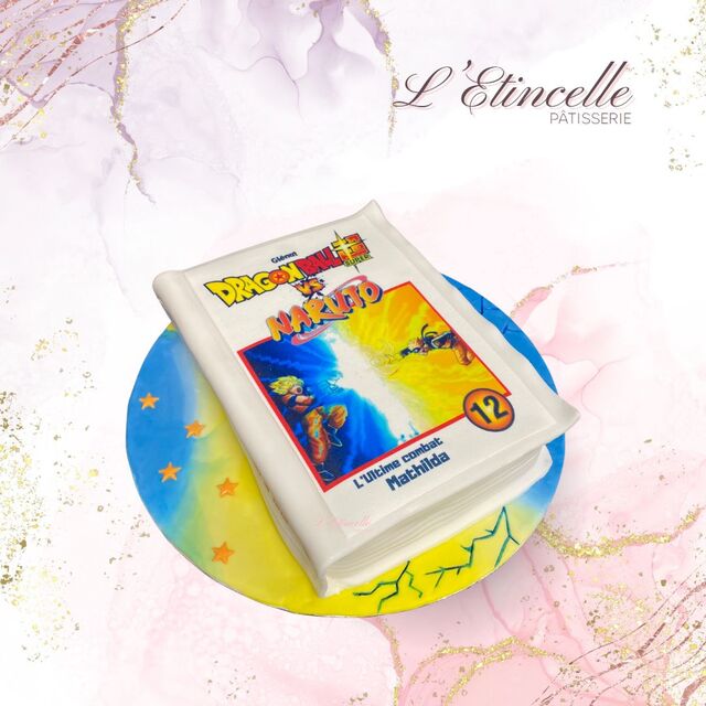 Gâteau Livre Dragon Ball Vs Naruto