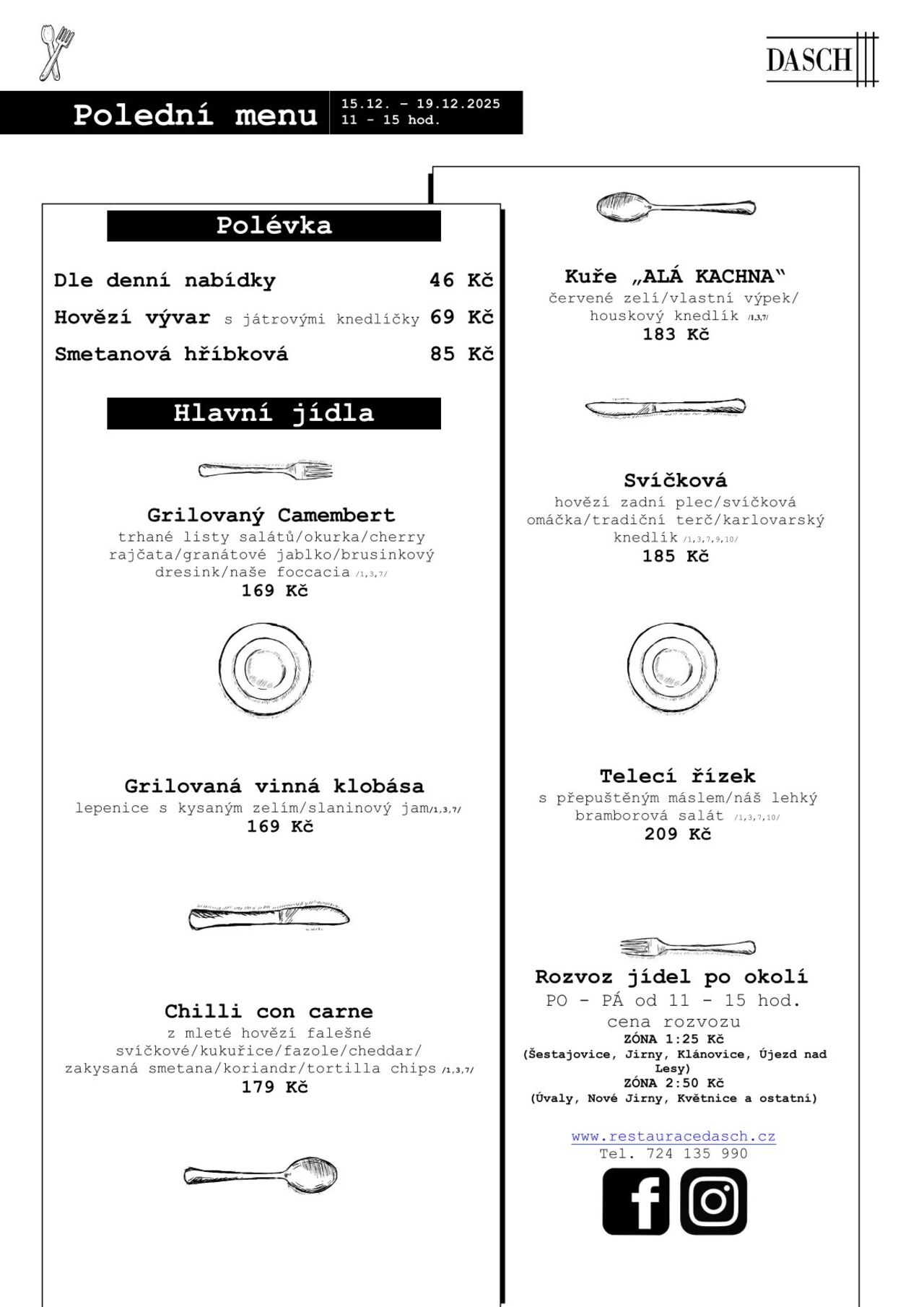 Polední menu