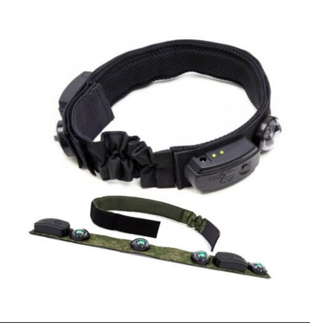 Bandeau très léger, sans fil, intégrant des leds multicolores et un système de vibration.