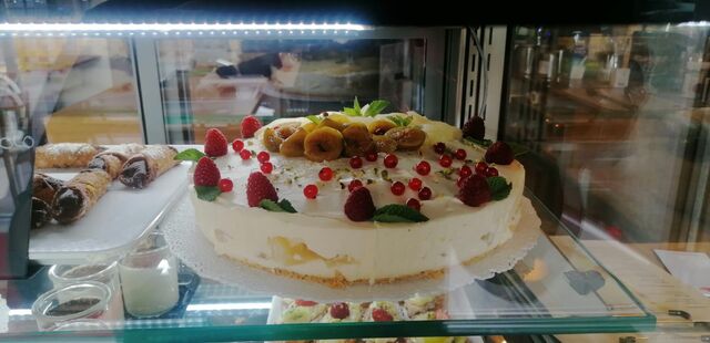 Cheesecake-Feige-Birne