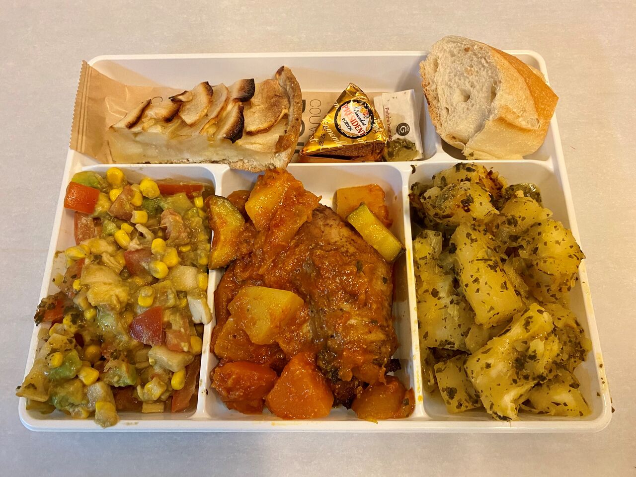 Dinde rôti à la cubaine ( fruit et légumes )