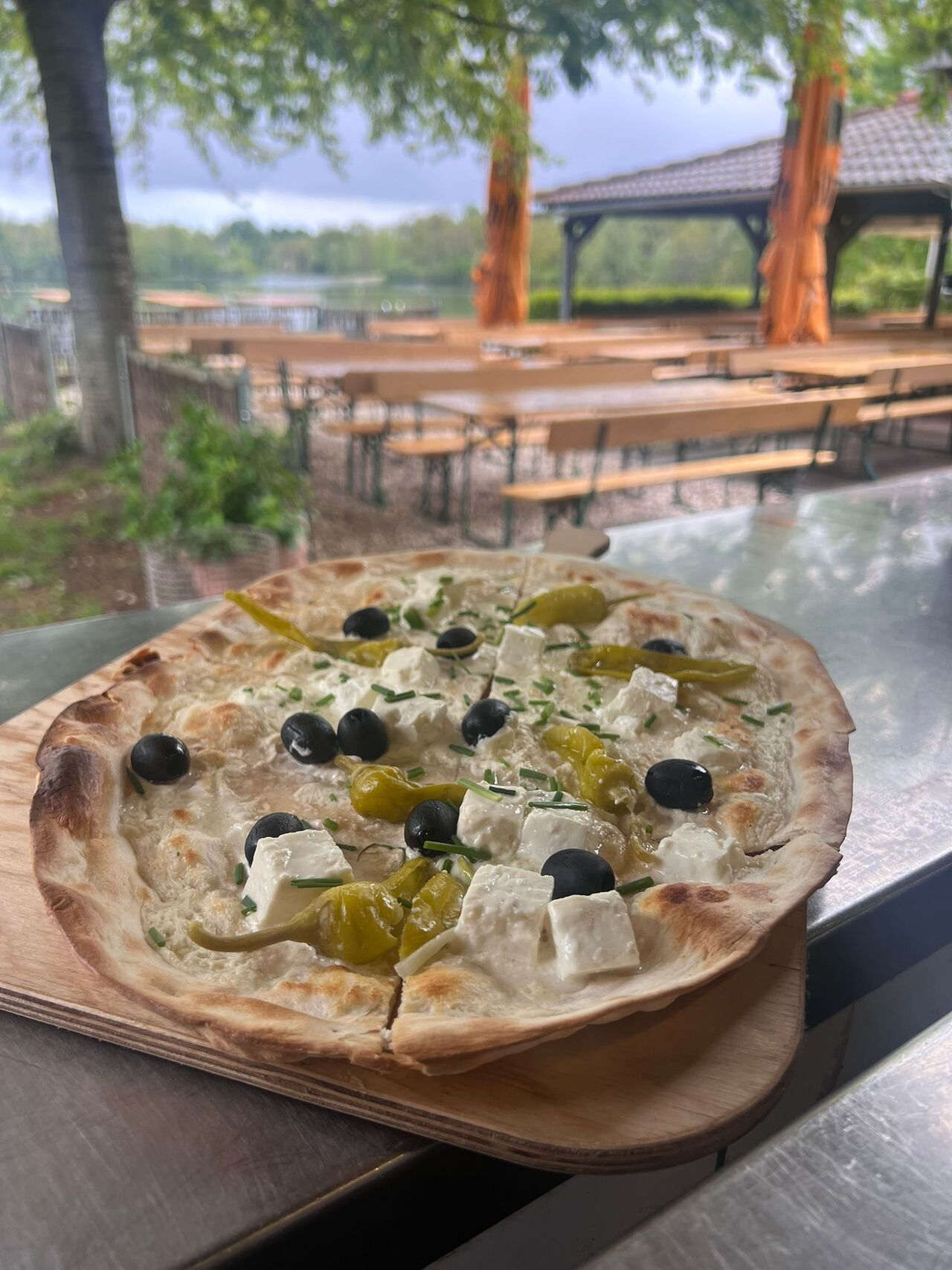 Flammkuchen Griechisch 