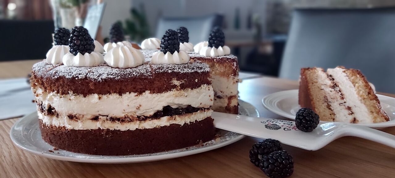 Brombeer-Käsesahne Torte