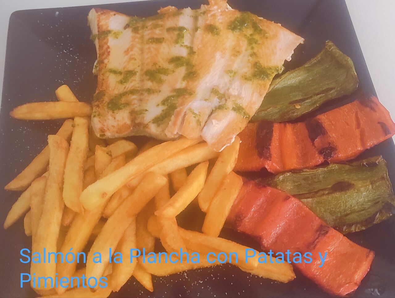 Salmón a la plancha 