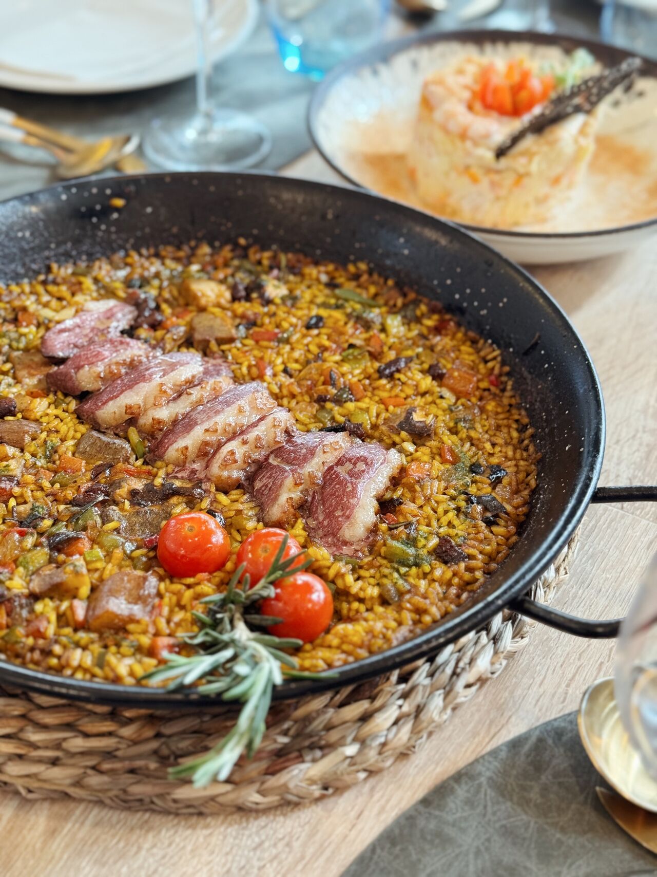 Paella Magret de Pato