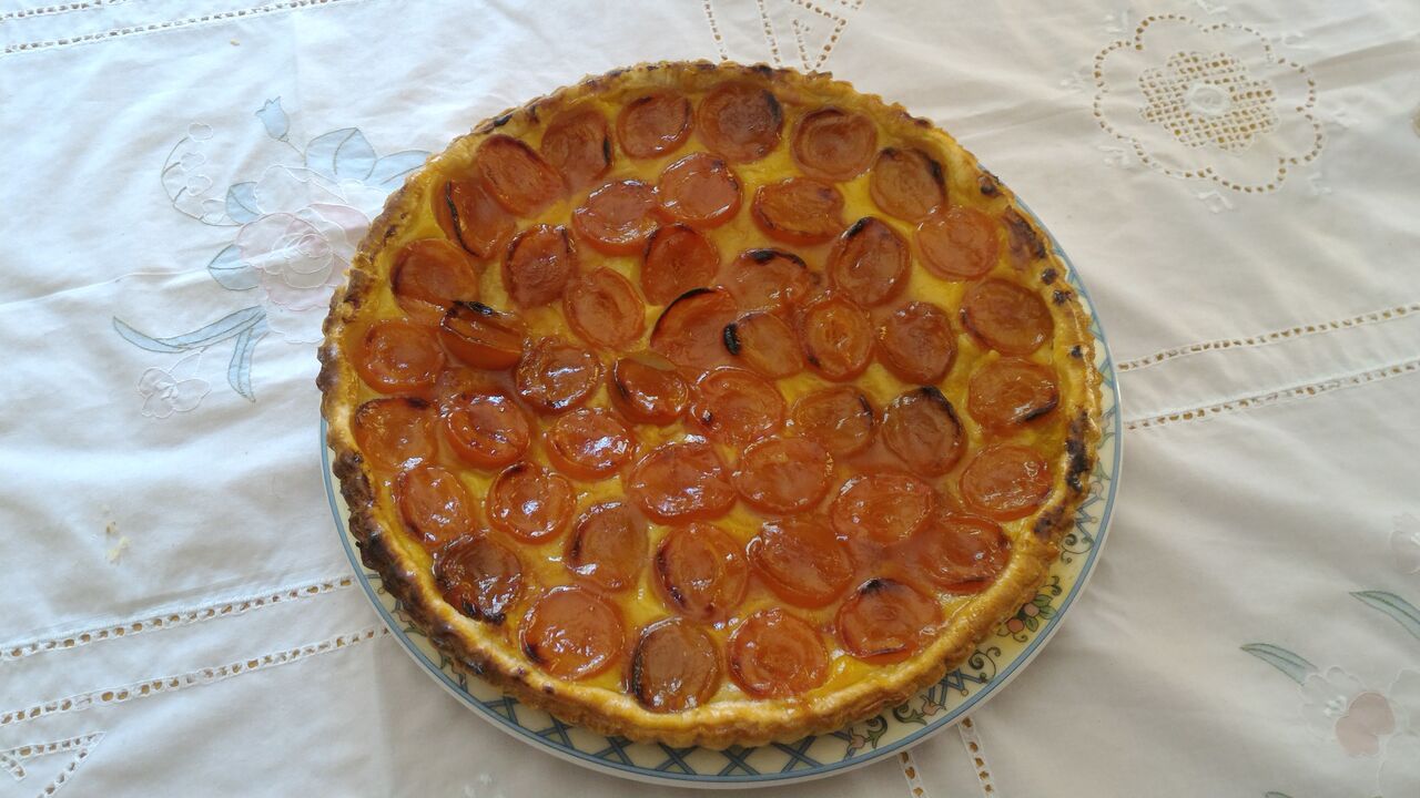Tarte aux abricots
