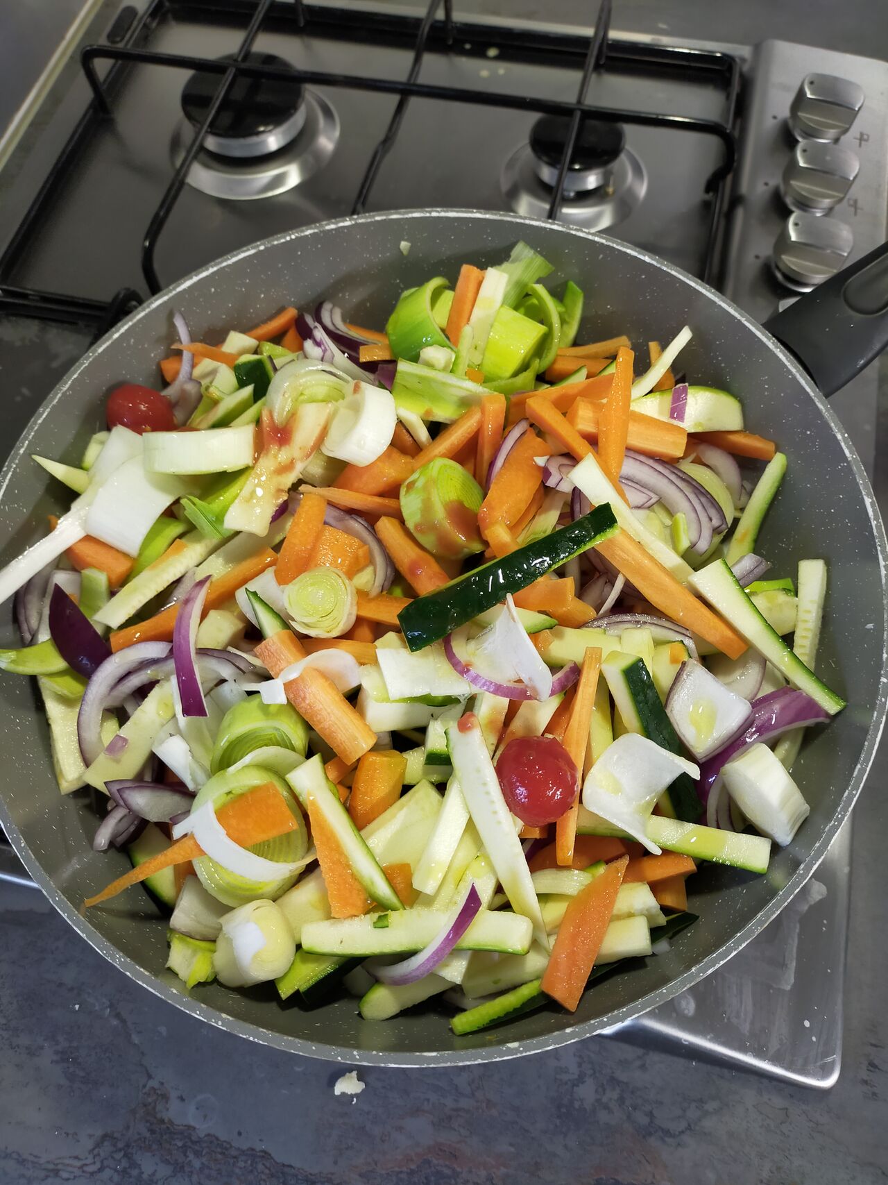 Légumes pour lasagnes végétarienne