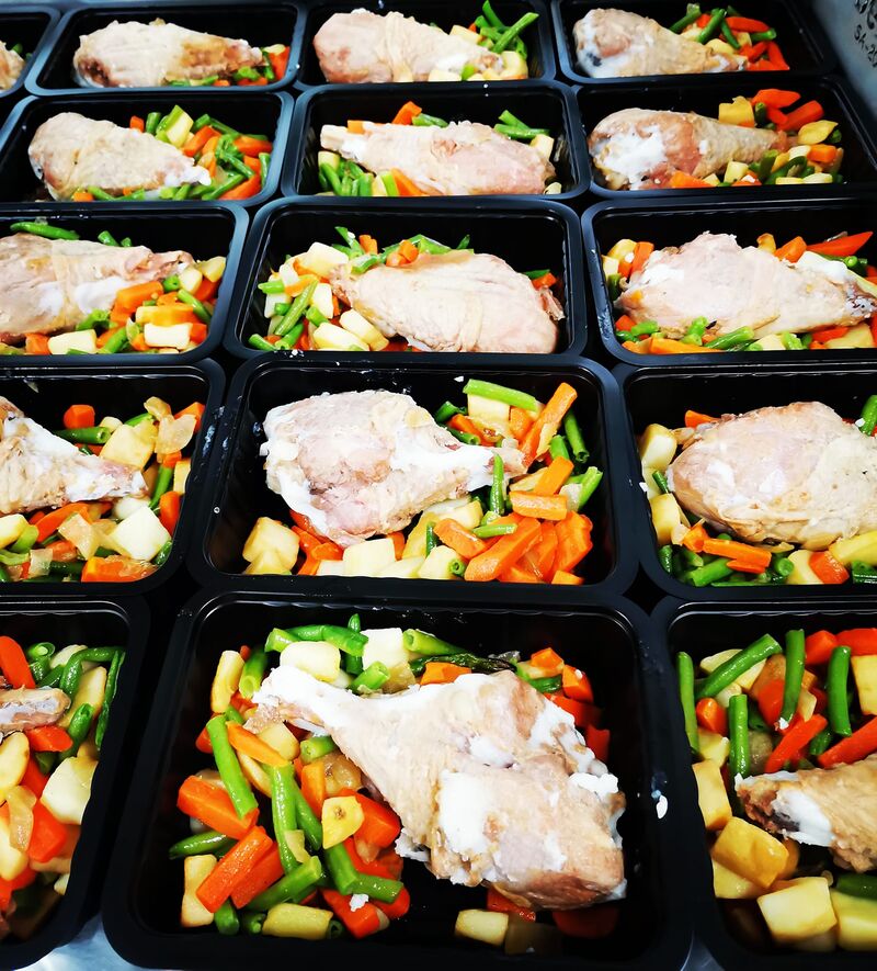 Méli-mélo de légumes/Cuisse de dinde