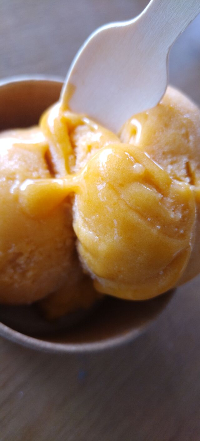 Avec le sorbet Abricot, on a la pêche !