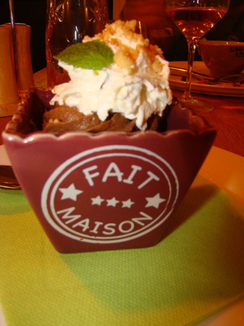 Mousse au chocolat maison