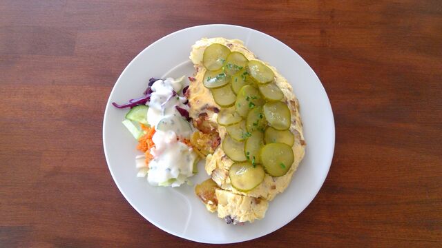 Deftiges Bauernfrühstück