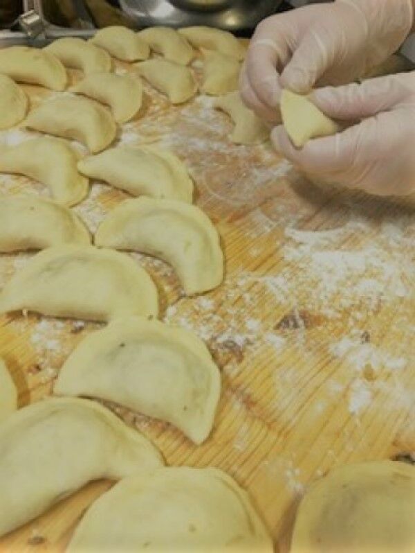 hausgemachte Teigtaschen