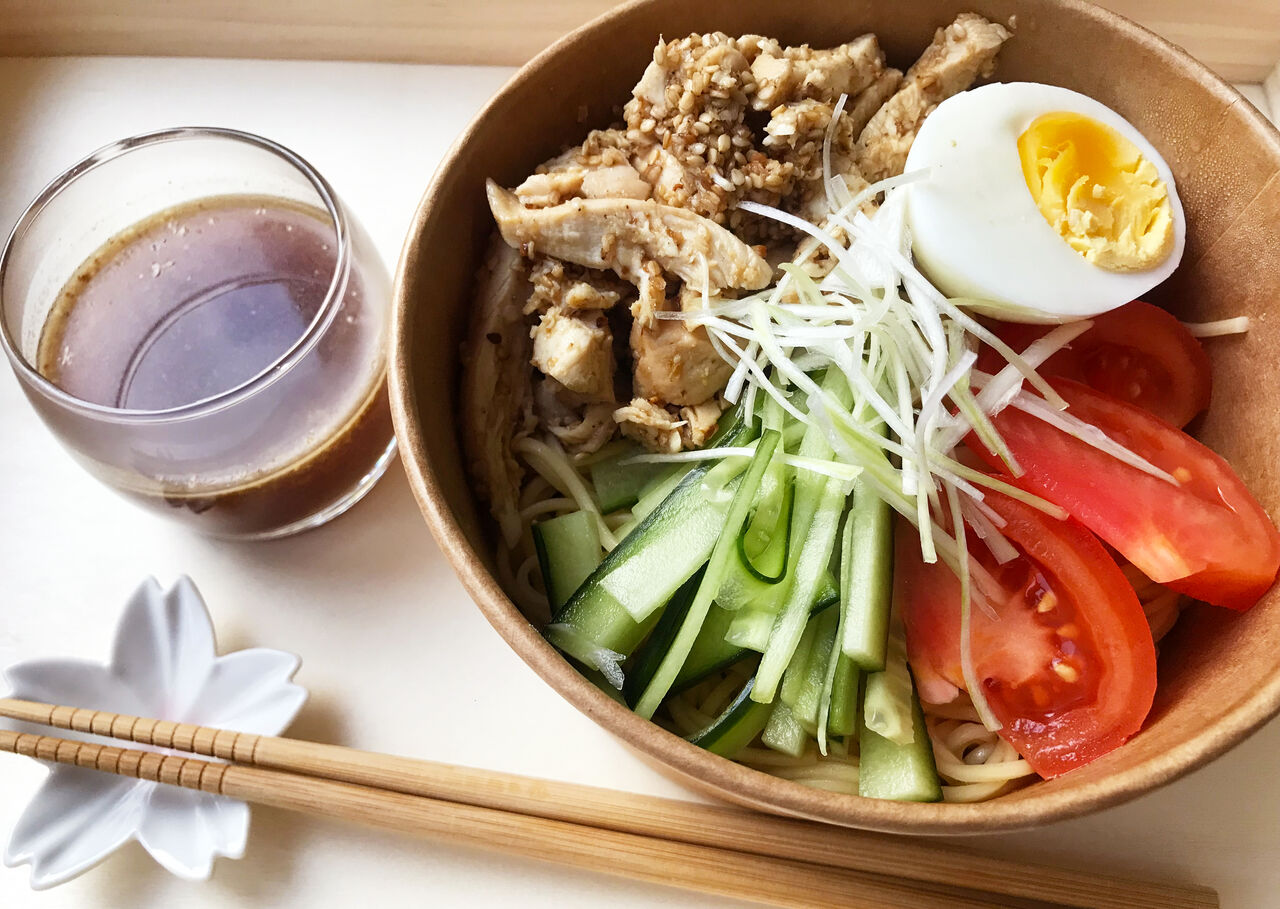 Hiyashi chuka (Ramen de l'été)