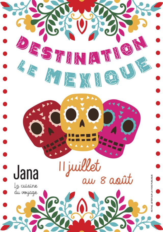 Destination du 11 juillet au 8 août 2019