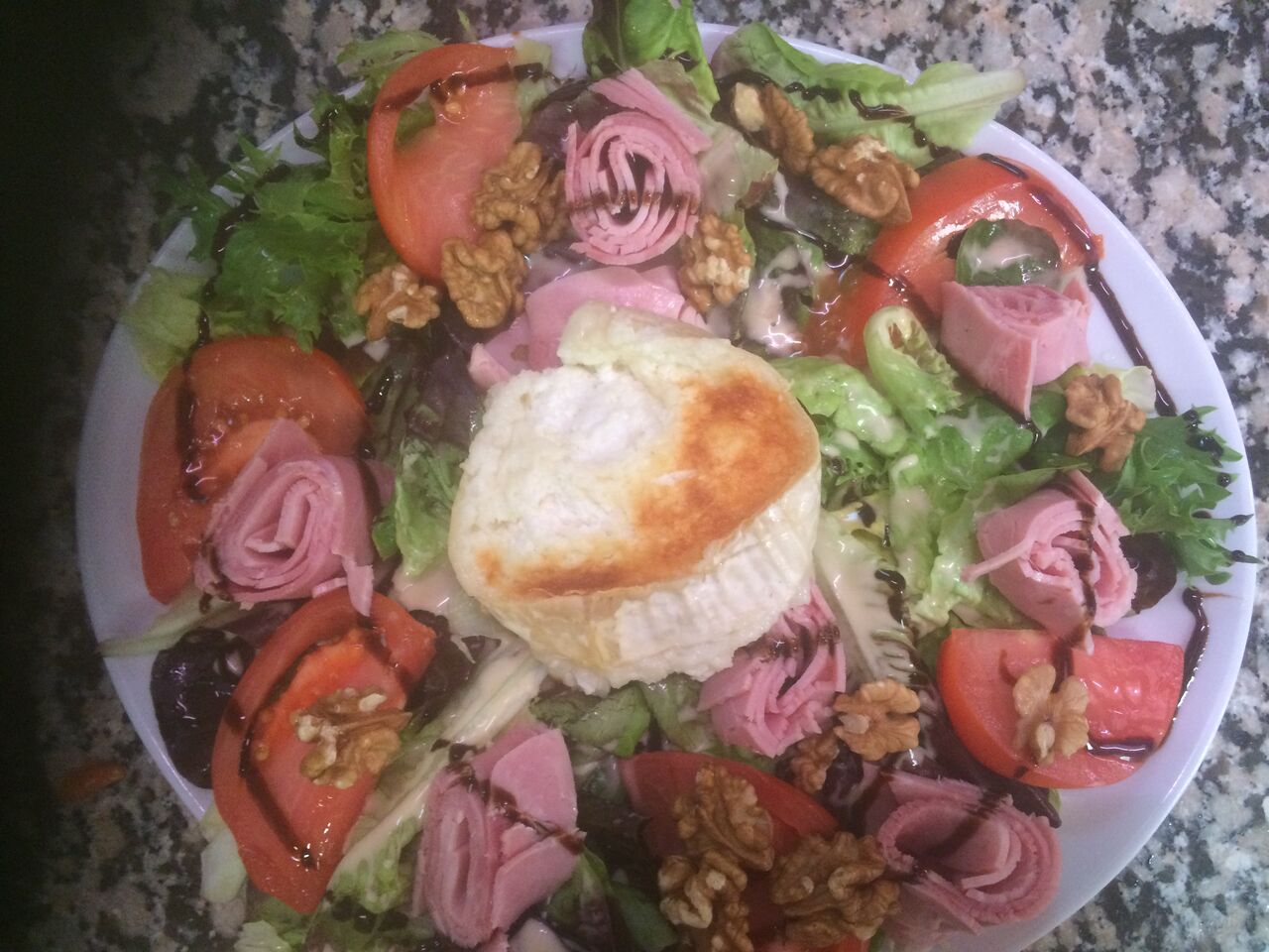 salade de chèvre chaud 