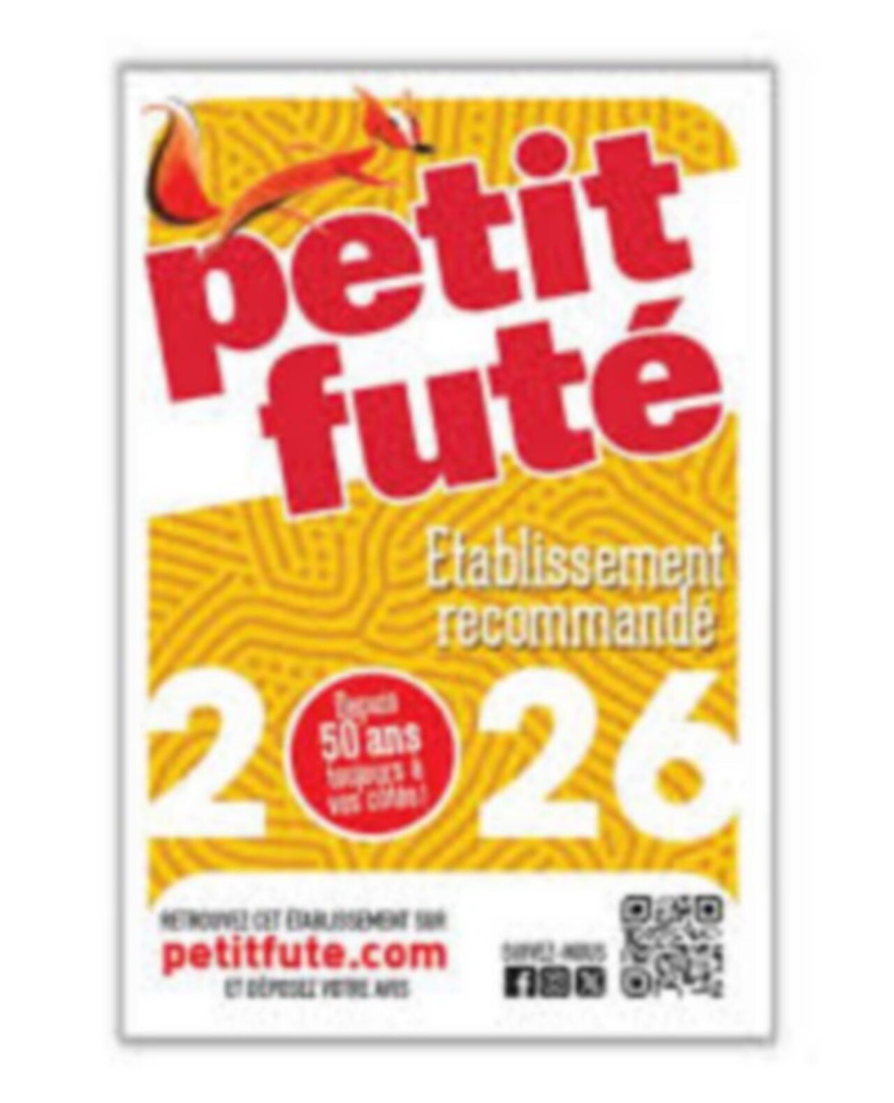 Notre présence dans le Petit Futé 2026