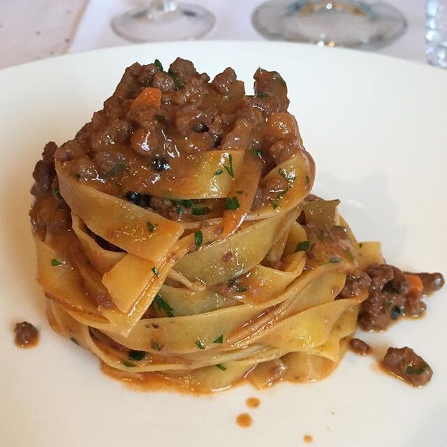 Fettuccine di Campofilone con Ragu' di Lepre