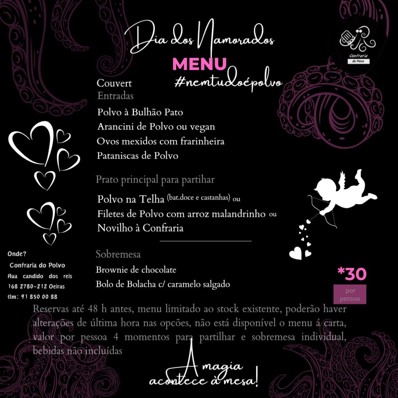 Celebre o S. Valentim connosco!