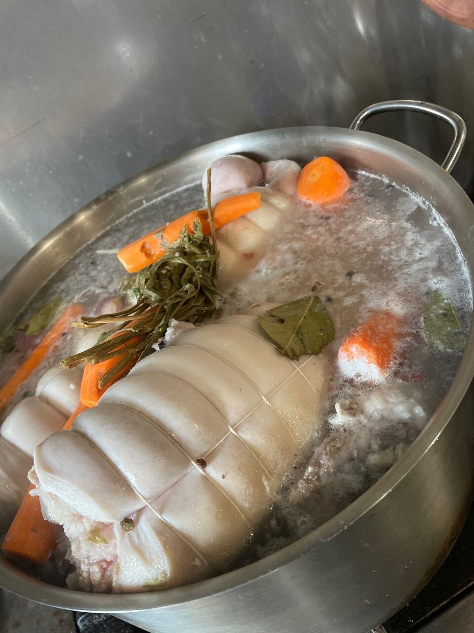 Préparation tête de veau