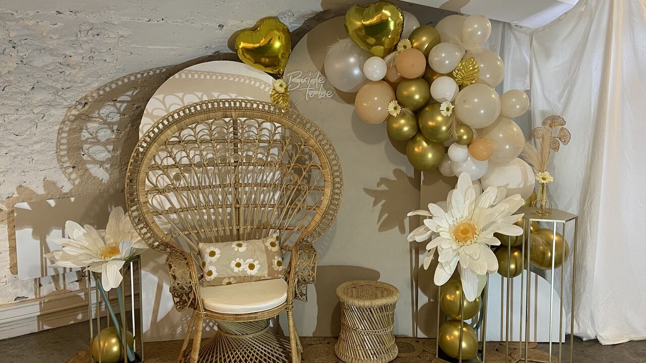 Décoration EVJF Doré