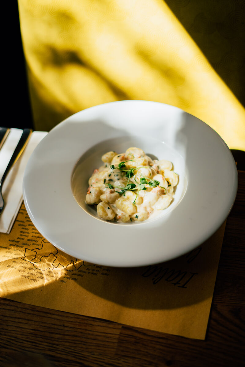 Gnocchi al salmone