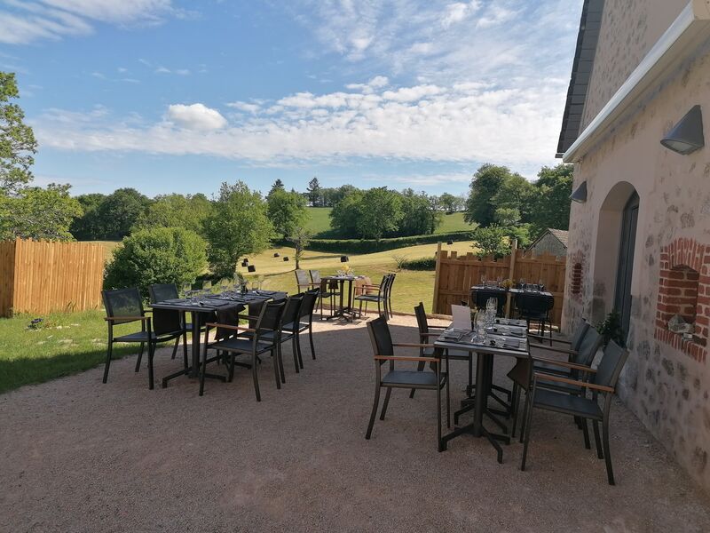 Terrasse côté campagne 