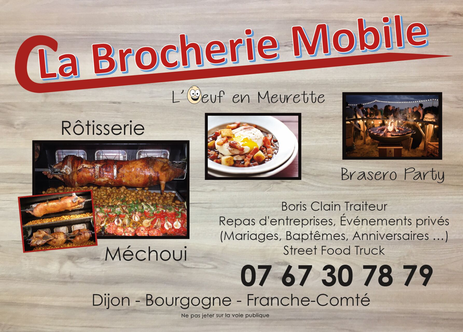 La Brocherie Mobile Brasero Party L'Œuf en Meurette Traiteur Street Food Truck Dijon La Brocherie Mobile Brasero Party L'Œuf en Meurette Traiteur Street Food Truck Dijon