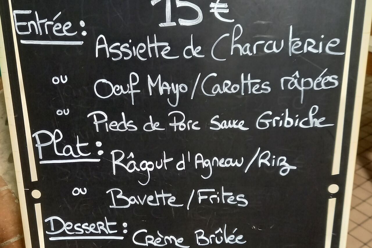 Repas Foire aux bovins maigres