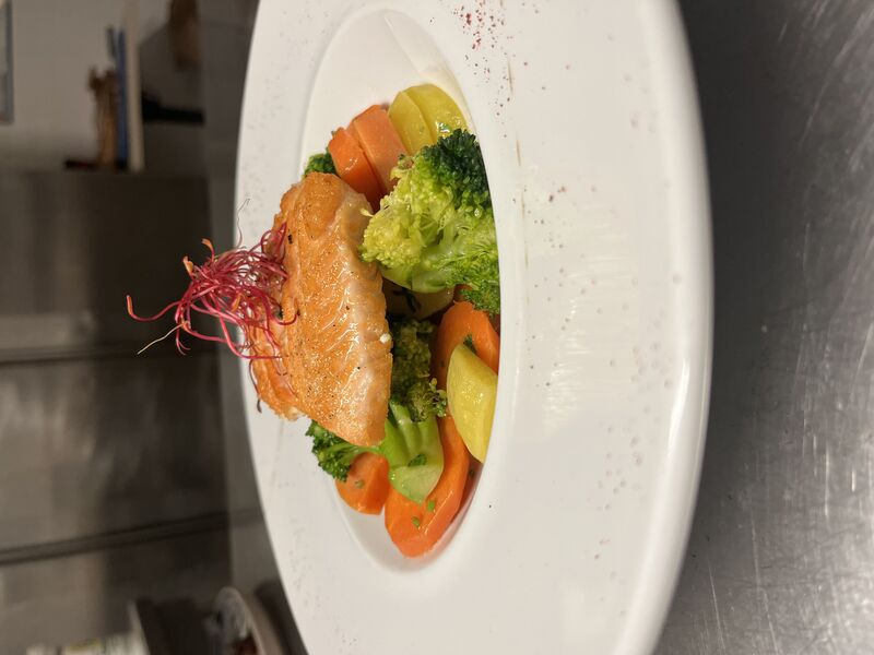 Saumon à la plancha