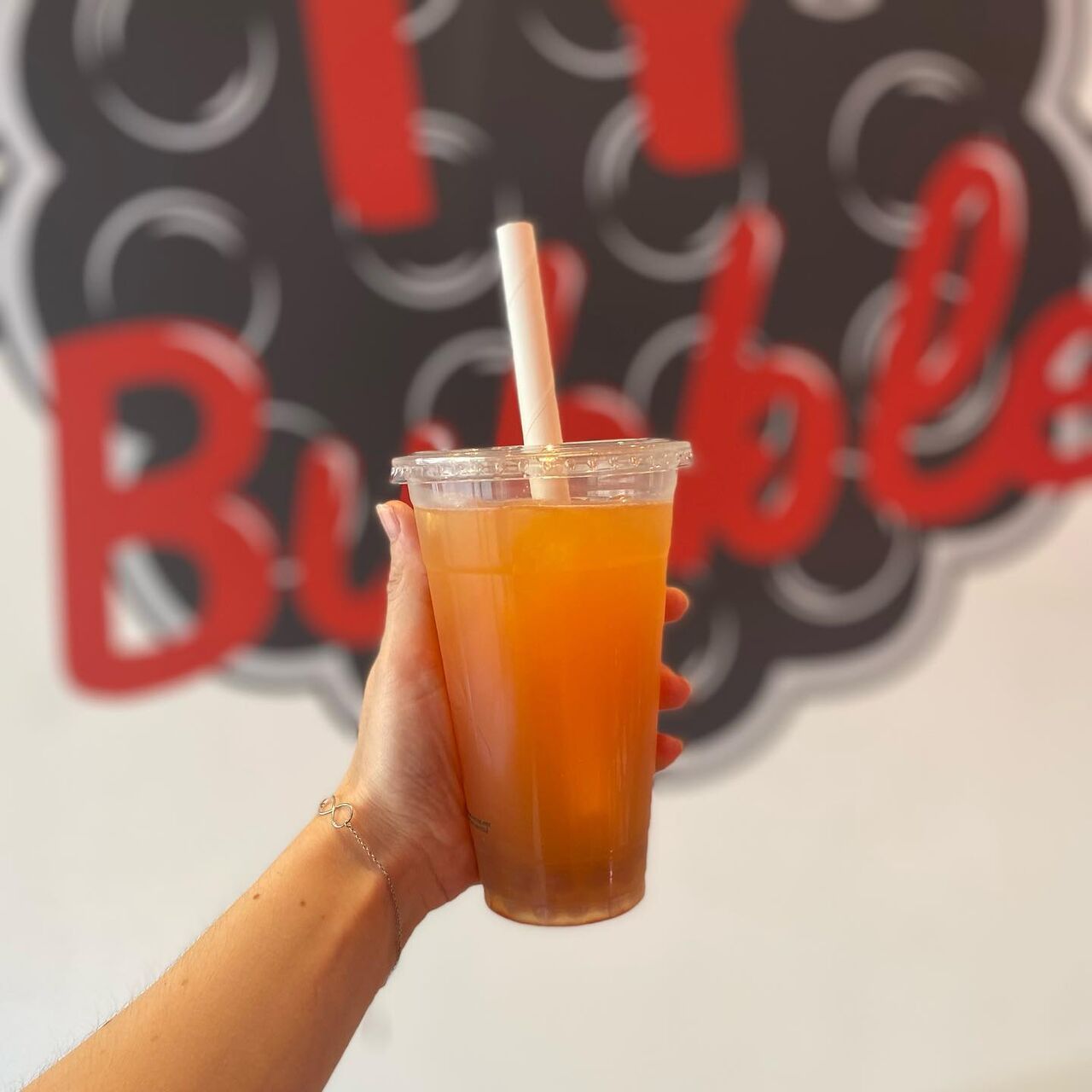 Bubble tea saveur fruitée