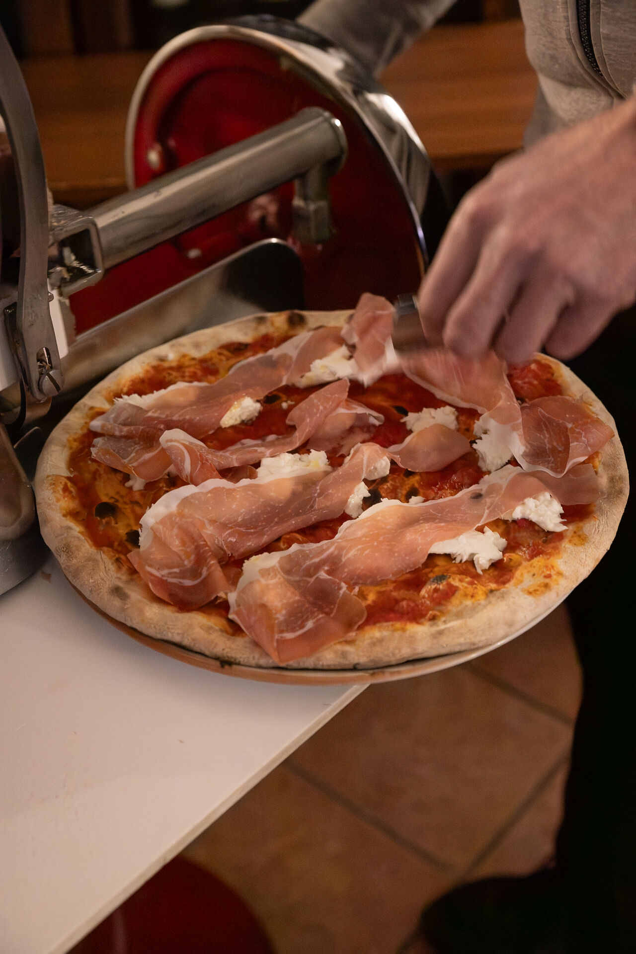 La pizza col San Daniele