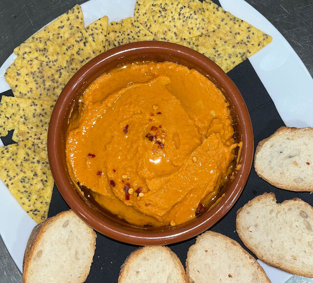 Dip de humus de garbanzo