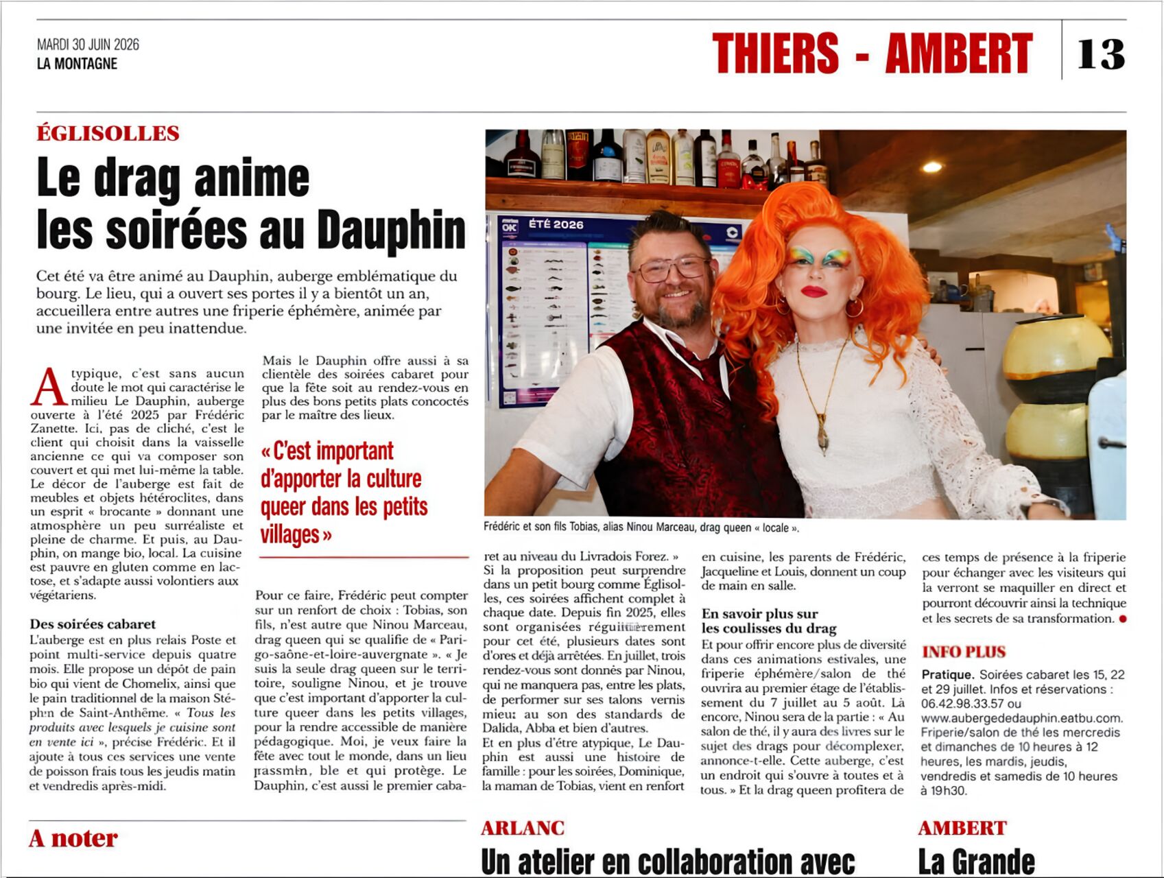 On parle de nous...