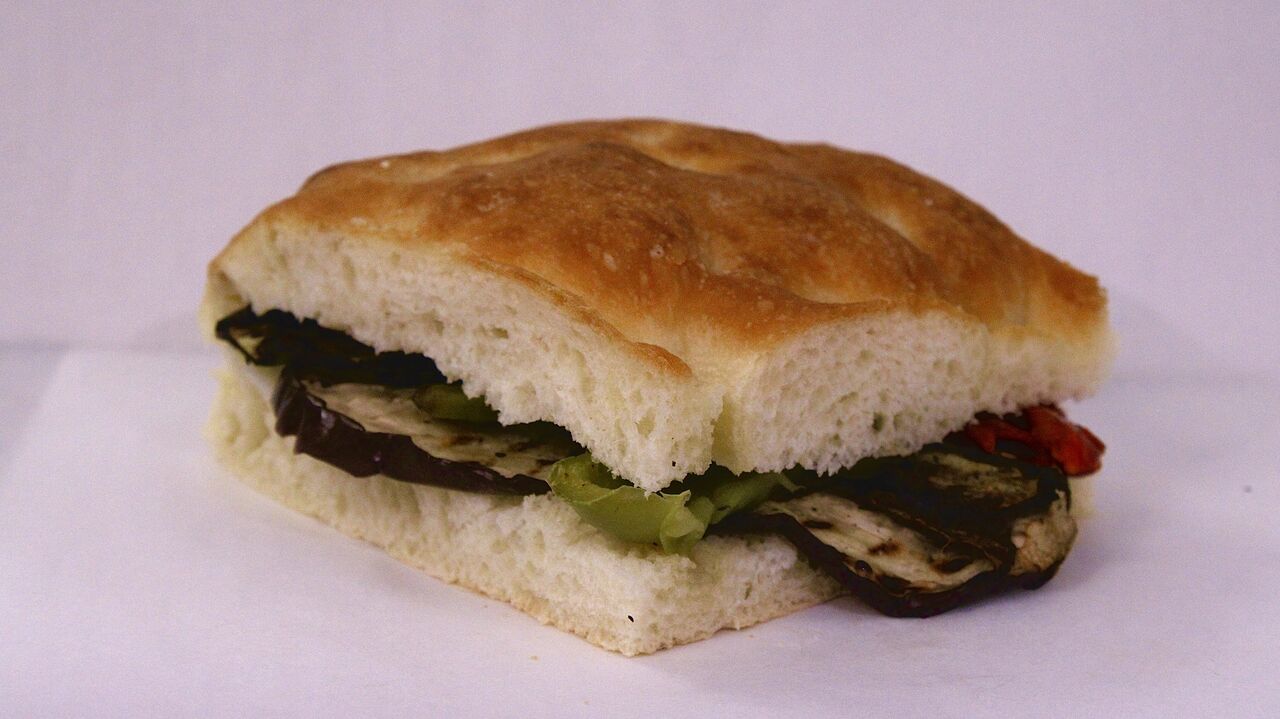 Focaccia vegetariana