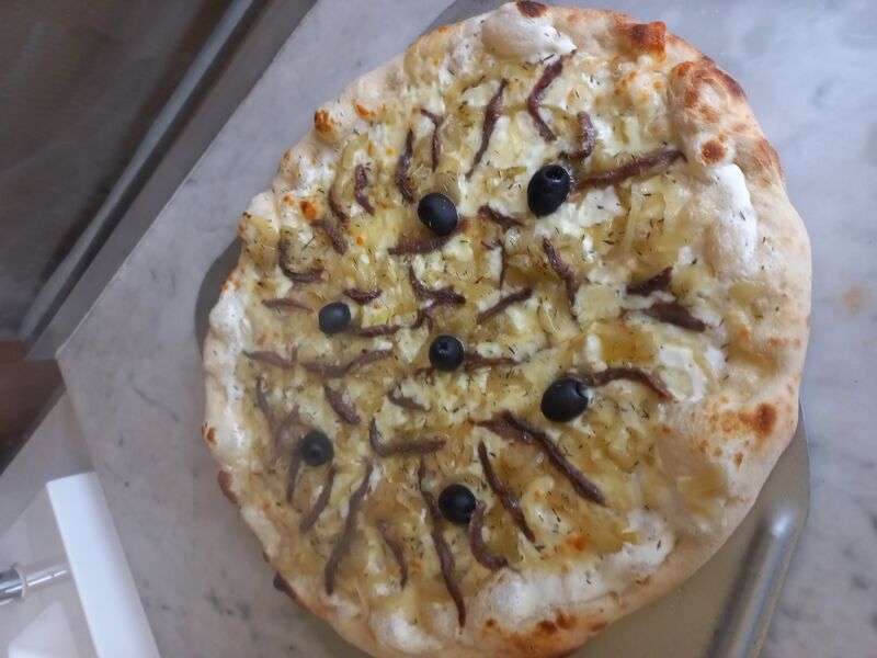 Pizza du mois : Pissaladière.
