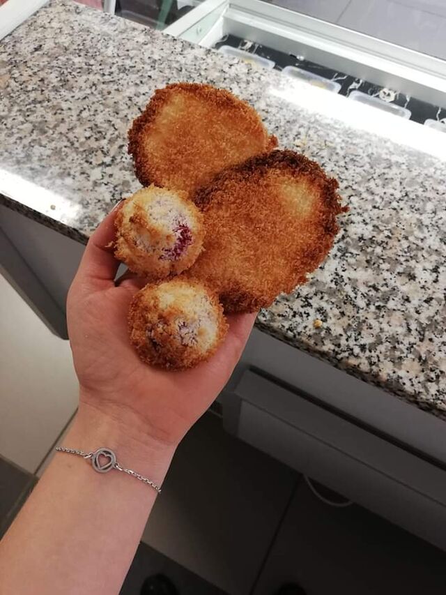 Tuile coco/framboise