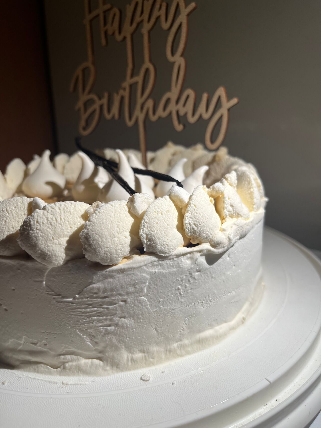 Vacherin vanille/caramel beurre salé/banane