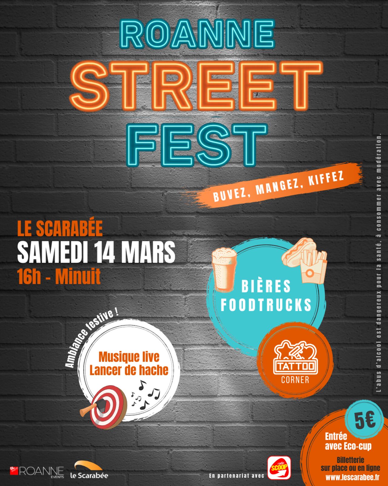 ROANNE STREET FEST 2026 - 14/03/26