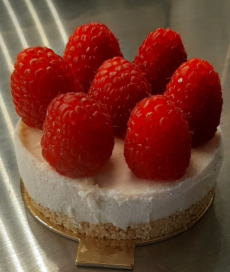 Cheesecake aux framboises Ig bas