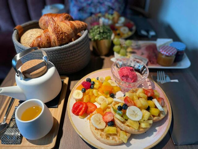 ontbijt Sweet waffle