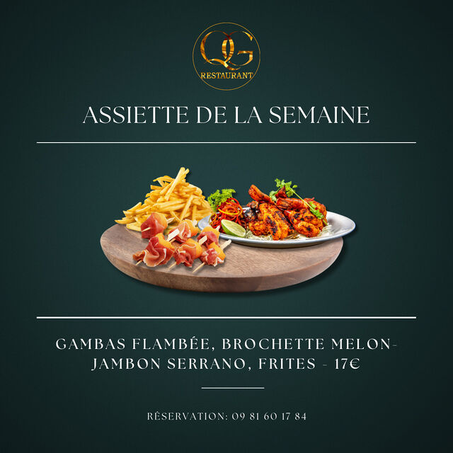 Plat du 10 au 14 juin