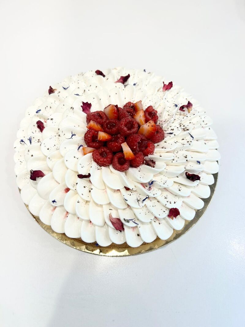 Tarte aux framboises